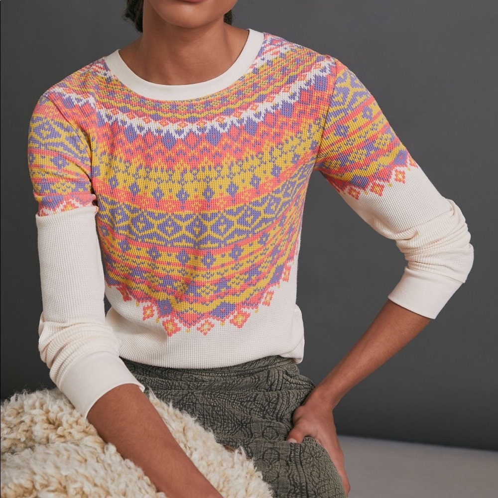 Anthro Andrea Thermal Top